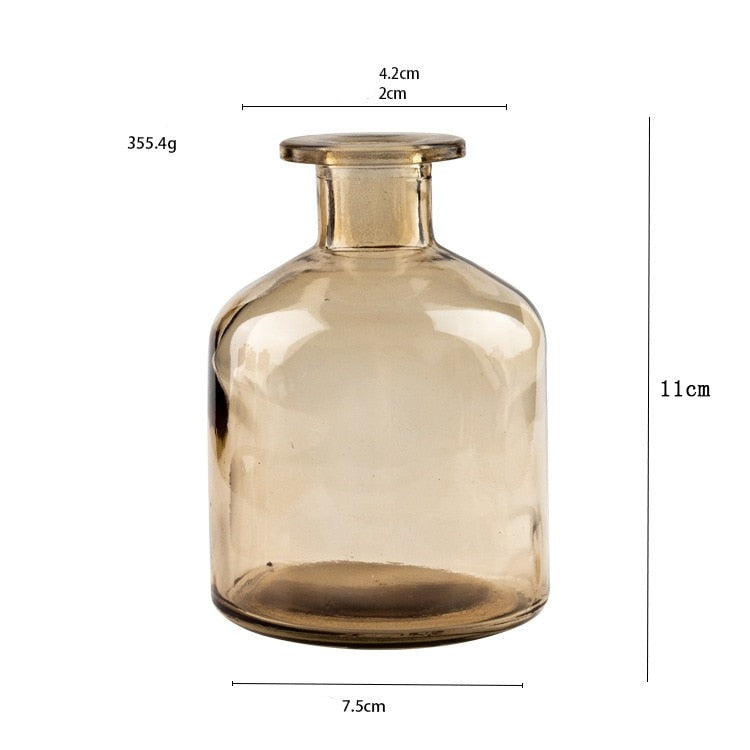 Nordic Glass Flower Vase Decor