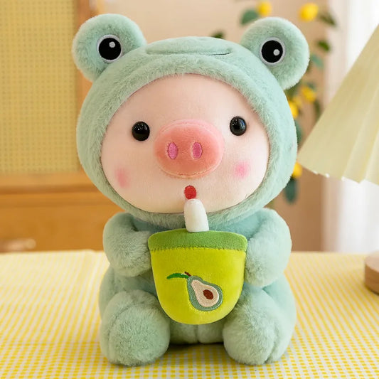 Milk Tea Plush Pig Girls Toy